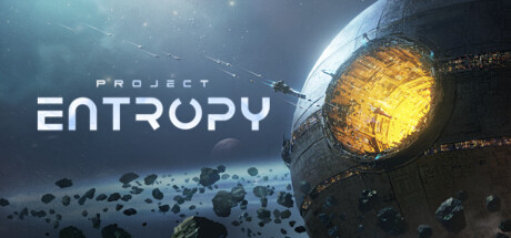 Project Entropy official Steam store header artwork, sci-fi fleet RPG