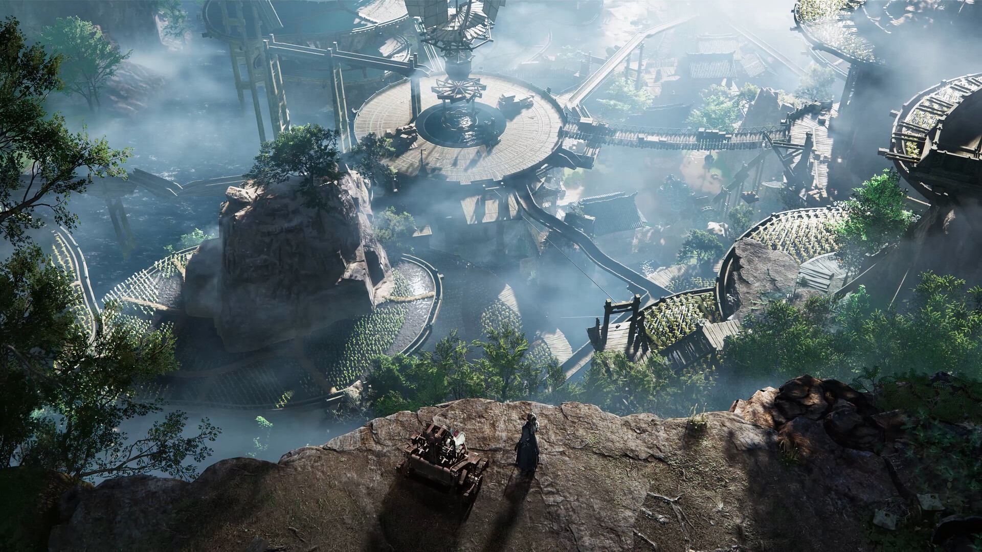 Where Winds Meet in-game screenshot of wuxia combat